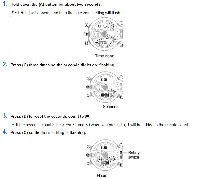 how-to-set-casio-g-shock