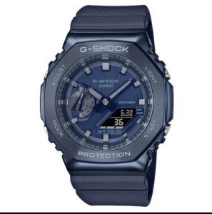 G-shock Metal Casioak Navy Casio GM-2100N-2ACR on auction