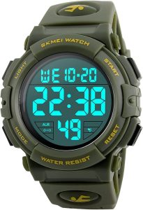 Mens Analog Digital LED 50M Waterproof Outdoor Sport Watch Military Multifunction