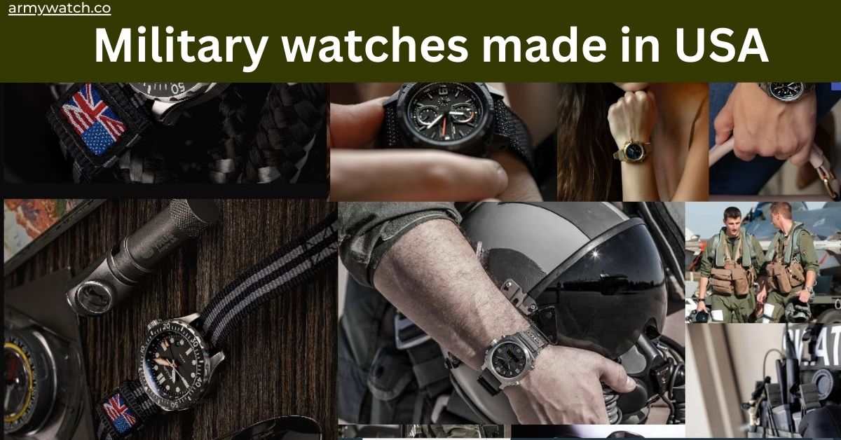 Military watches made in USA