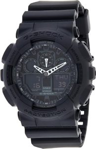 Casio Mens G-Shock Ana-Digi GA100-1A1 3-Eye Wristwatch