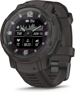 Garmin Instinct Crossover Solar, Rugged Hybrid Smartwatch 