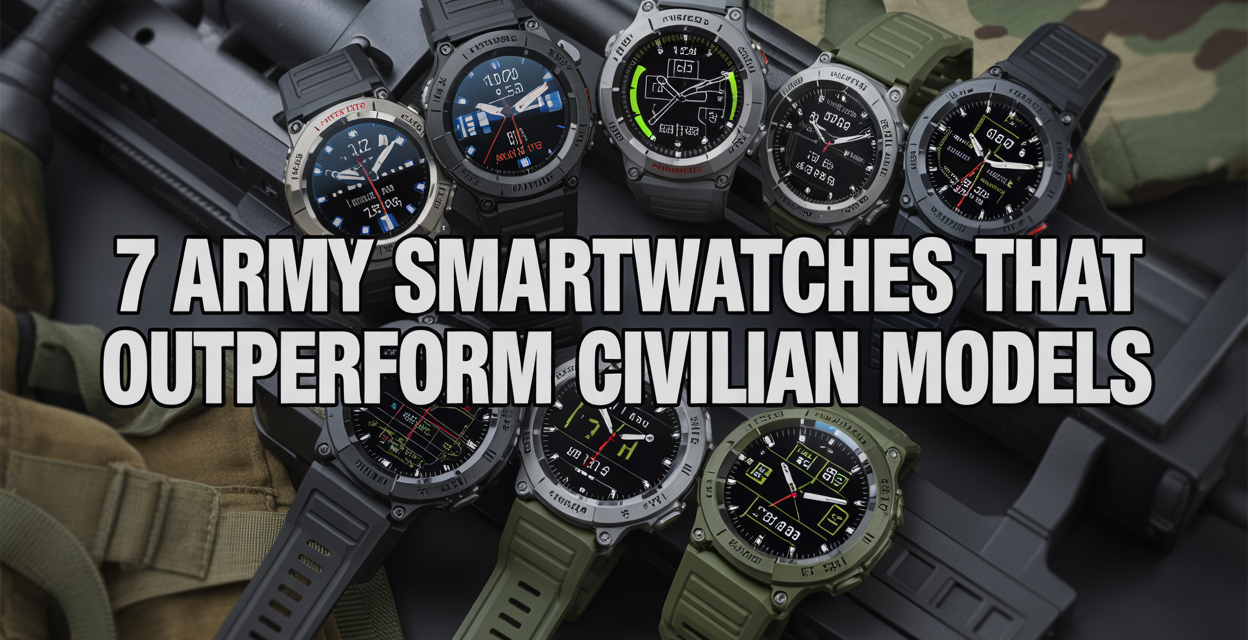7 Army Smartwatches That Outperform Civilian Models