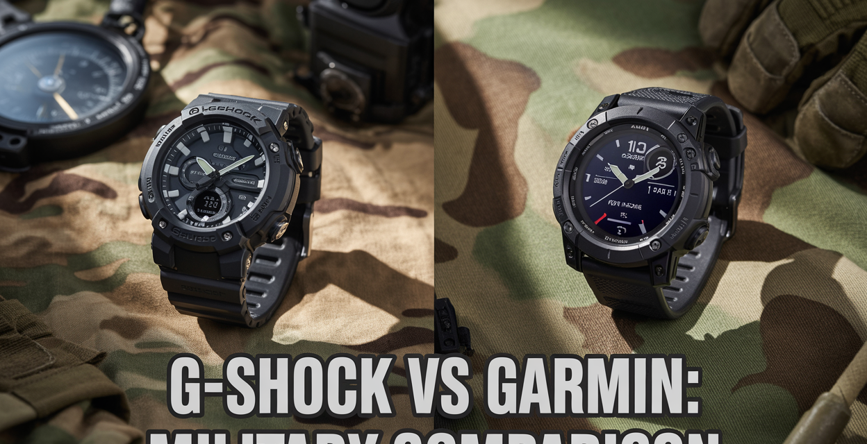 G-Shock vs Garmin: Which Is Better for Military Use?