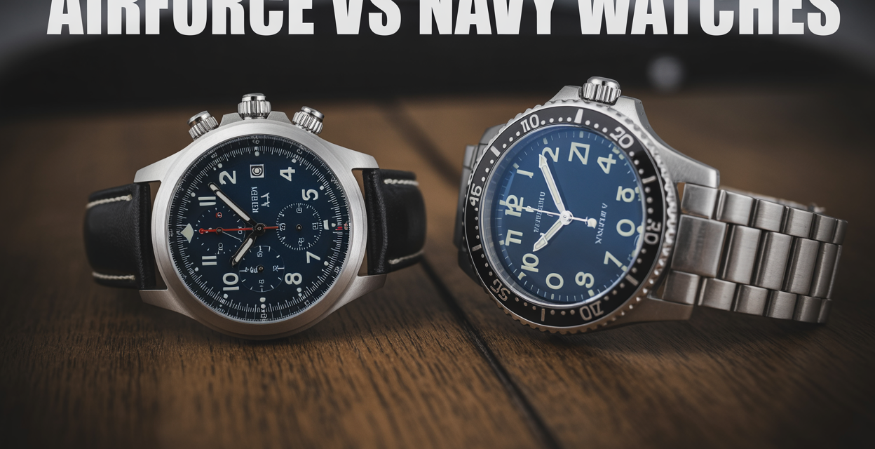 Airforce vs Navy Watches: Which Performs Better?