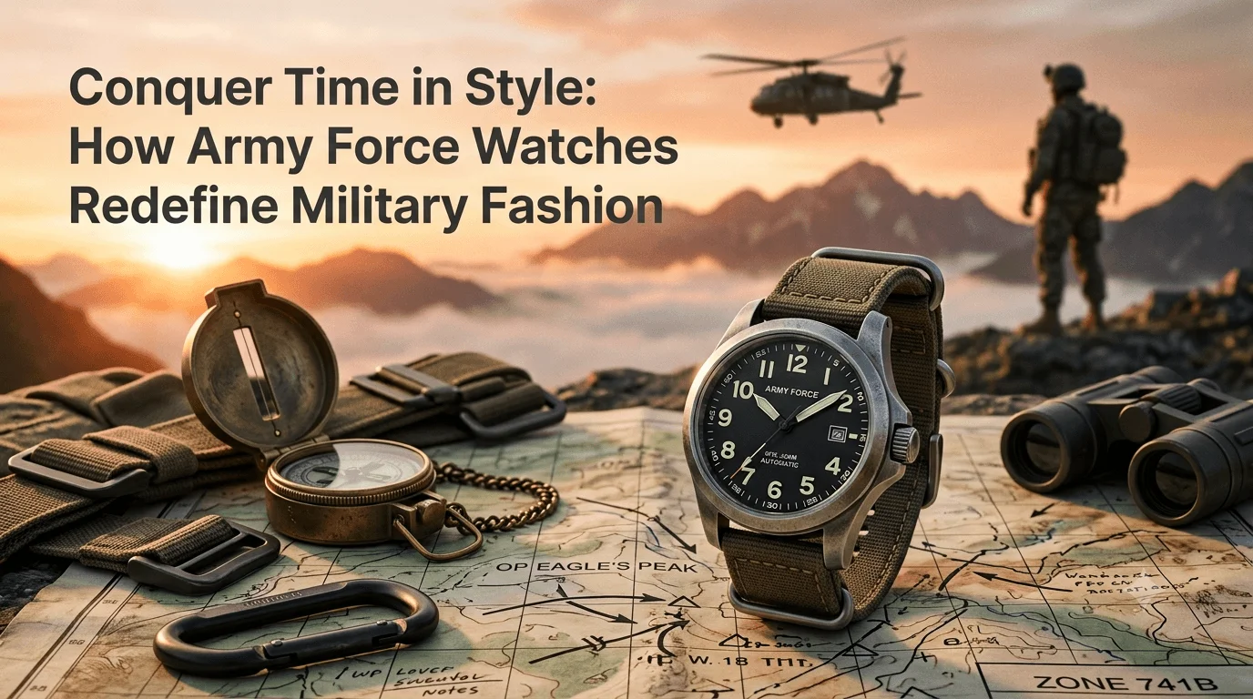 Why Army Force Watches Are Redefining Military Fashion