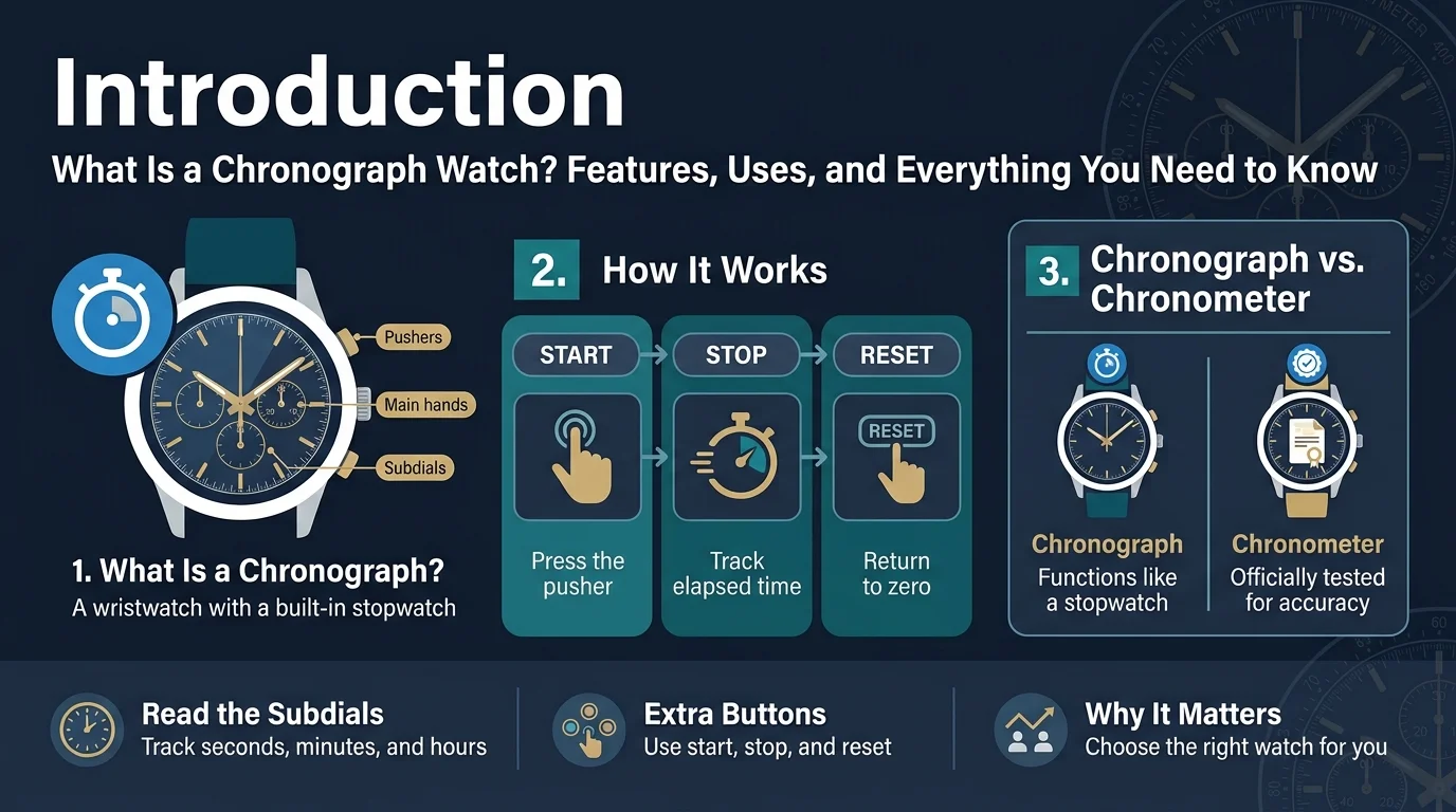 Chronograph Watches Explained: Features, Uses